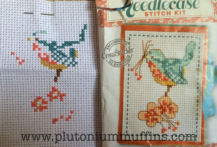 Stitch Maynia project on May 1st - a needlecase from Cross Stitcher magazine.