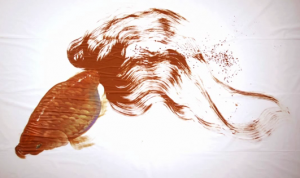 Incredible goldfish art.