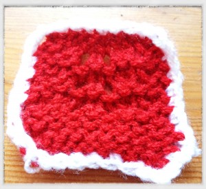 Crochet Edging Part 1 -- thick yarn (Copyright Corrie B)
