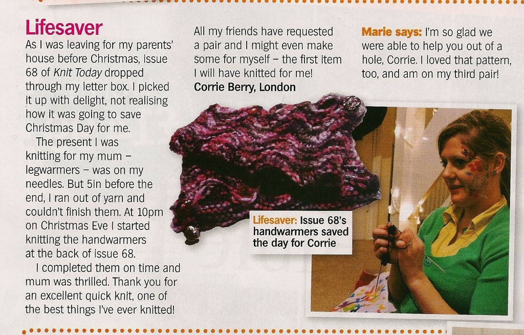 I'm in Knit Today! I'm in Knit Today!