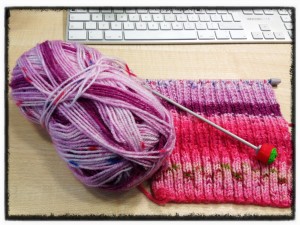 The start of a leg-warmer (Copyright Corrie B)