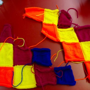 Blanket half-done (Copyright Corrie B) Blanket half-done (Copyright Corrie B)
