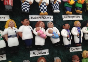 Midwives for JS' mum, who is a midwife. Midwives for JS' mum, who is a midwife.