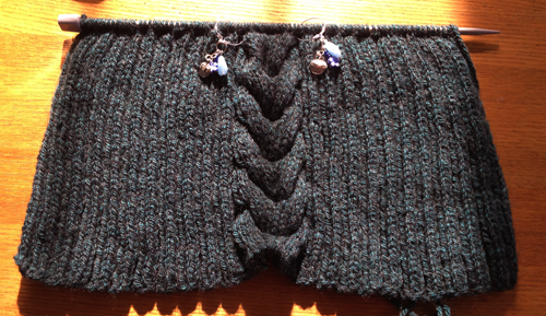 Front cabling, a third done. Front cabling, a third done.