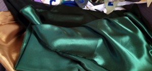 Gorgeous green fabric. Gorgeous green fabric.