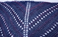 Detail on the Shawl from One Ball (c) knit 'n' caboodle