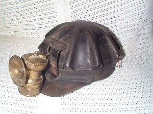 Antique Miner's Hat.