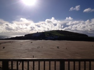 Burgh Island at midday and low tide. Burgh Island at midday and low tide.