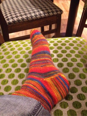 First sock - completed!