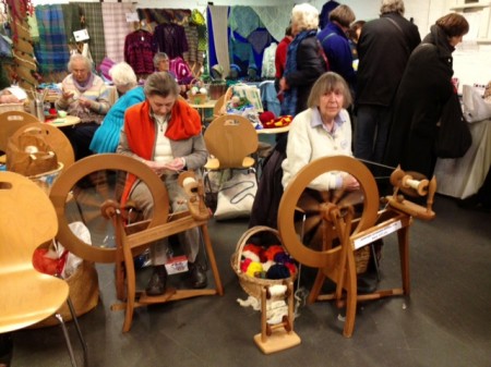 Spinners at Unravel 2012.