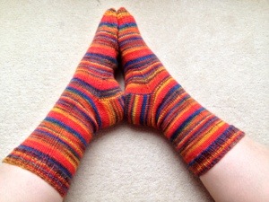 My first ever pair of socks.