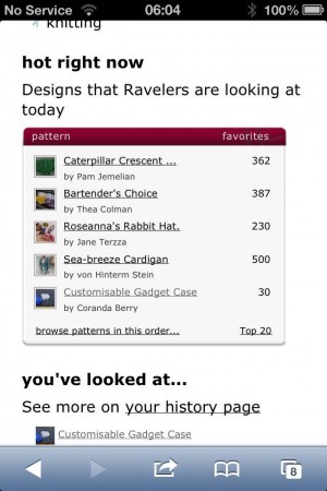 Check it out! Customisable Gadget Case on Ravelry.