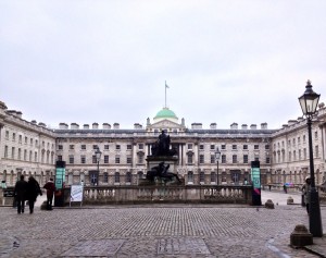 Somerset House from the main entrance.