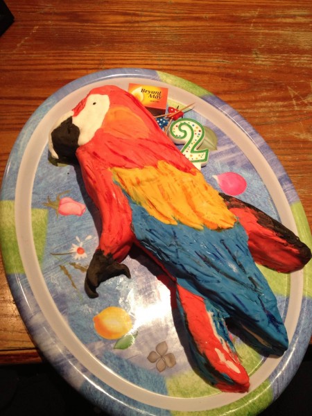 Amazing parrot cake!