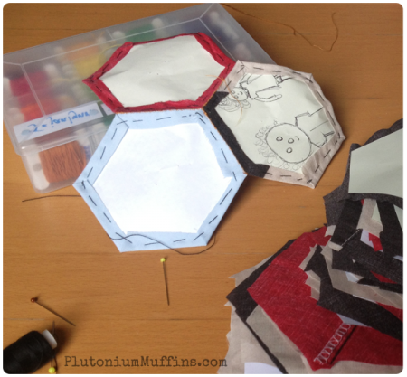 Starting to join the hexagons.