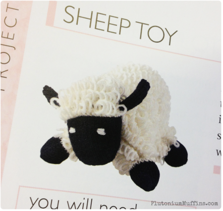 Beautiful sheep toy.