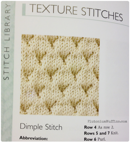 Gorgeous texture stitches.