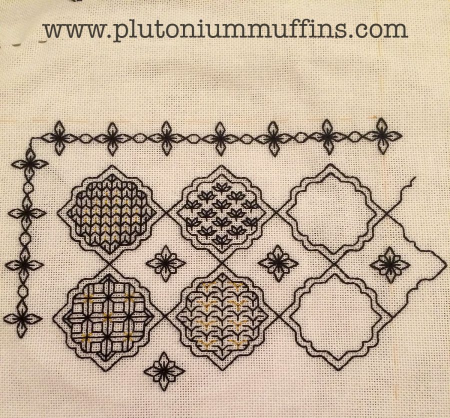 I think this was the start of a beautiful relationship with blackwork.