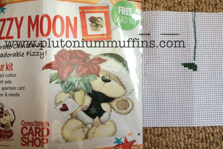 A free Fizzy Moon kit, started on the 8th of May. I was very tired this night!