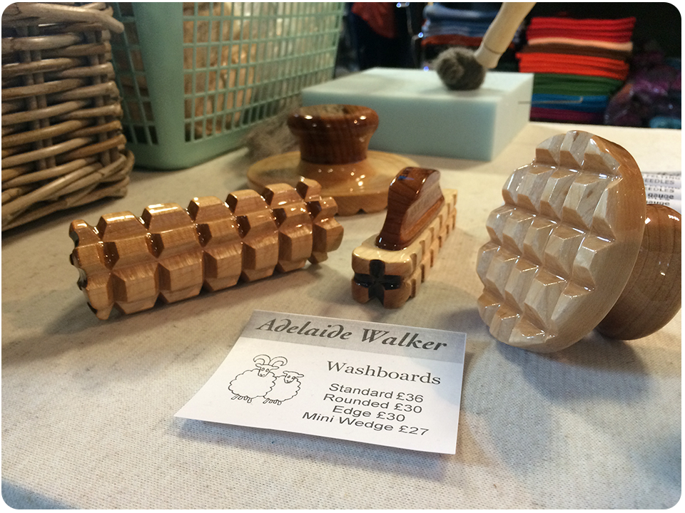 Wet Felting equipment on Adelaide Walker's Stall. Plutonium Muffins