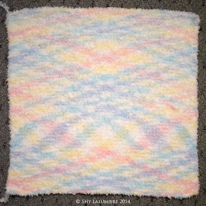 Absolutely gorgeous baby blanket, copyright Shy Lalumiere 2014