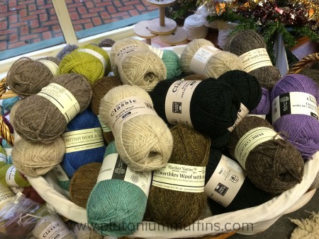 A big ole pile of Blacker Yarns in Country Crafts.