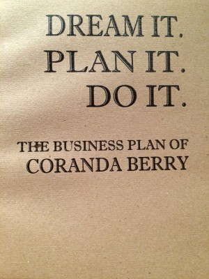 My new business plan notebook!