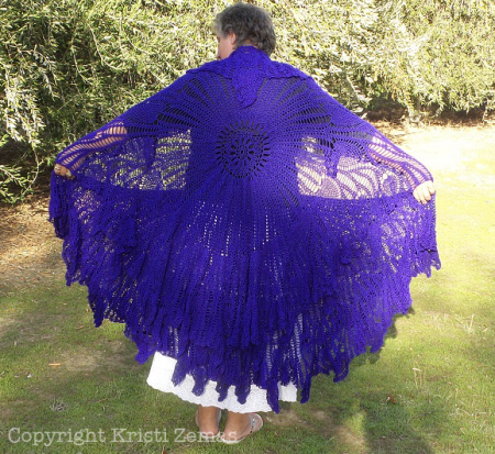 The Butterfly Shawl has a skirt to go with it!