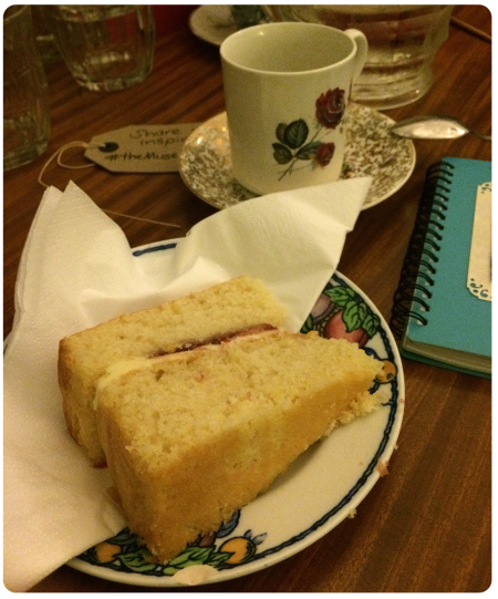 Cake! Much excitement - and two varieties!