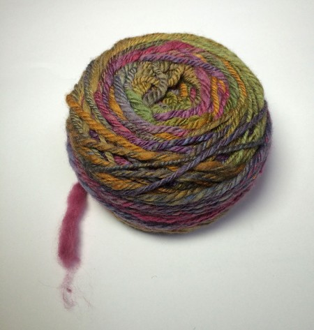 The finished yarn ready for cast on.