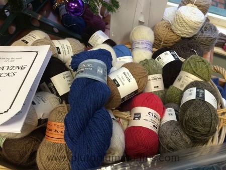 More Cornish Tin, nesting on a bed of more gorgeous Blacker yarns.