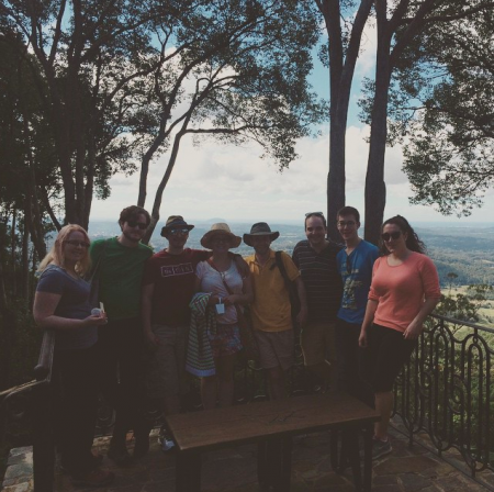 After a 36 hour flight, our first day in Brisbane involved a two hour hike in the Glasshouse Mountains.