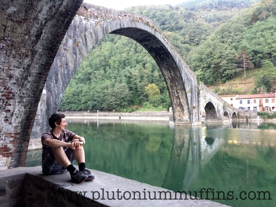 John at the Devil's Bridge, somewhere that was truly difficult to get to!