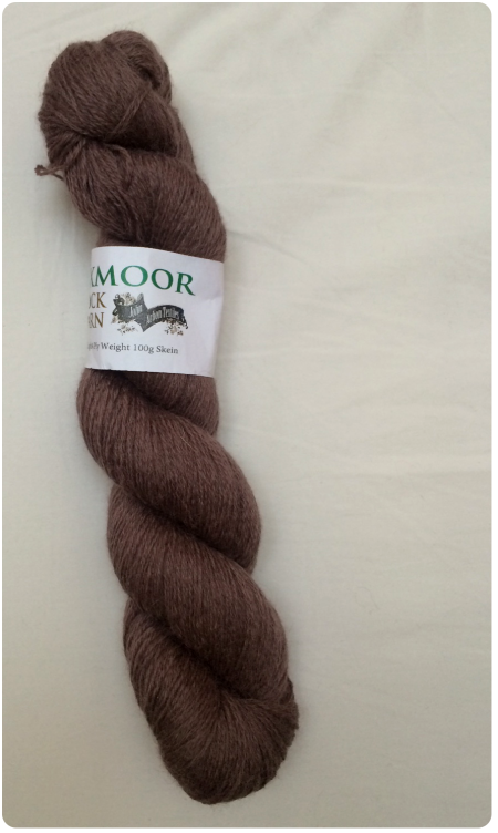 Exmoor Sock Yarn in gorgeous smoke colourway.