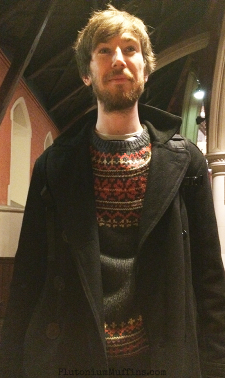 Men's Knits - a fairisle jumper and a confused stranger.