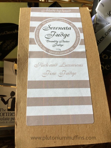 Serenata Fudge in the hamper.