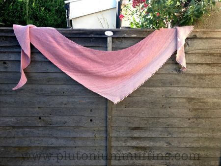 My Fuss Free Festival Shawl in all of its glory!
