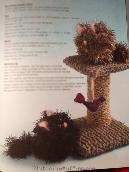 Furballs with an accessory you can make from the book!