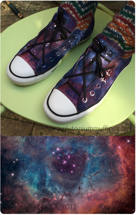 Comparison picture - Converse and the Rosette Nebula.