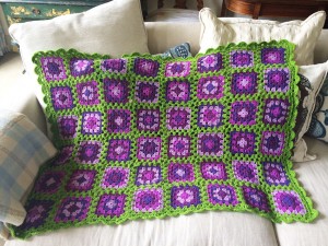 The completed Granny Squares Galore project