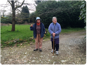 My beautiful Granny's discussing where we are going to walk to next.