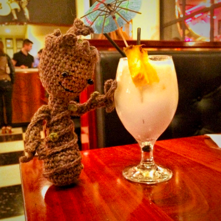 Groot likes piña coladas!