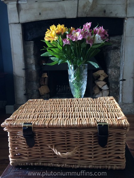 My Serenata chocolate hamper, ready and waiting to be opened.