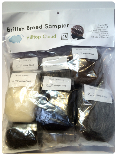 British Breeds sampler from Hilltop Cloud.