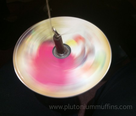 A "Pink" spindle, spinning!