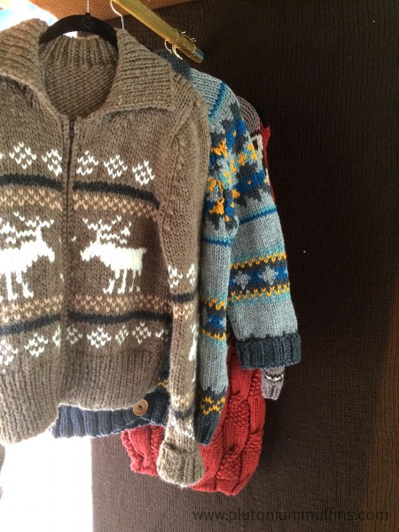More beautiful jumpers - these ones in Fairisle, it was hard to get the colours right.