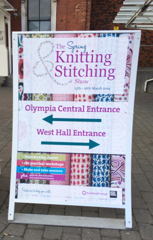 The Spring Knitting and Stitching Show.