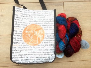 Yarn - and a new project bag, YAY.