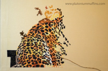 A very frustrating leopard WIP!