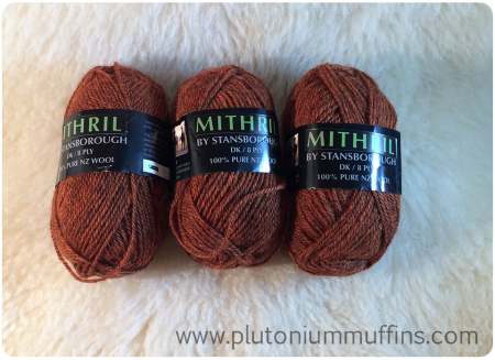 Mithril! The most A-list yarn I've ever got my mitts on, available from the Stitching Post in Arrowtown.